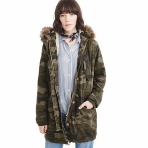 Abercrombie and Fitch Camo Sherpa